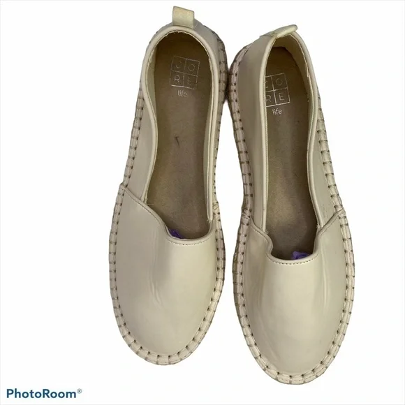Core Life Cream Flat Espadrilles - Picture 3 of 11